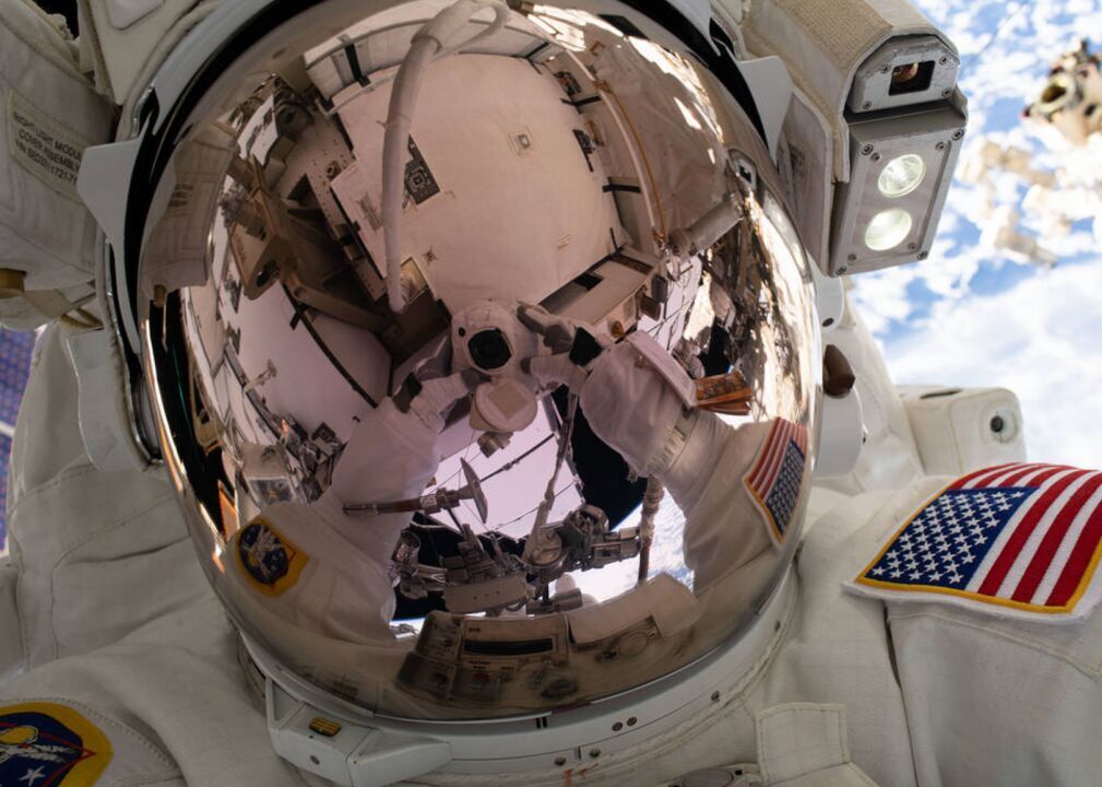 The space selfie